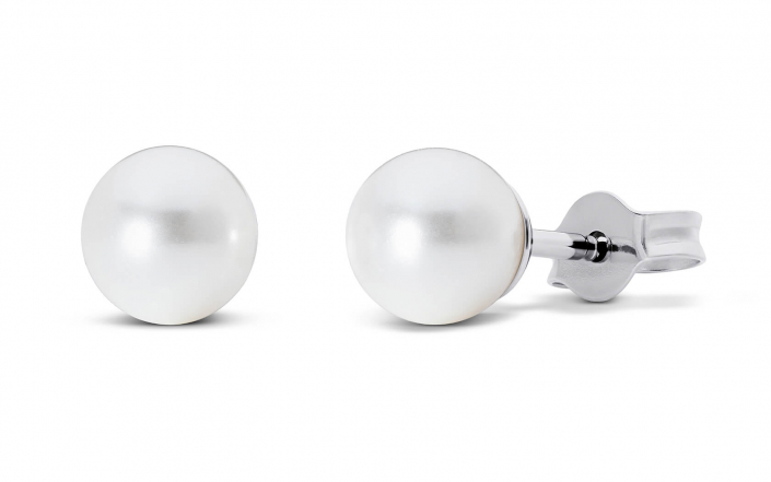 Viktor Hegedüs GmbH: Tiabelle Titanium Jewellery, Ear studs Crystal Pearl